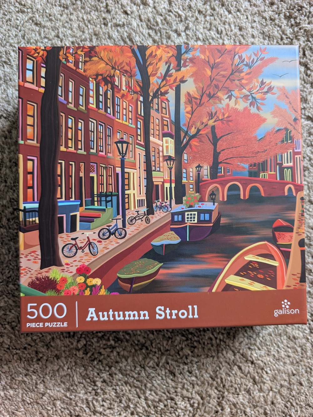 Autumn Stroll 500-Piece Jigsaw Puzzle - New